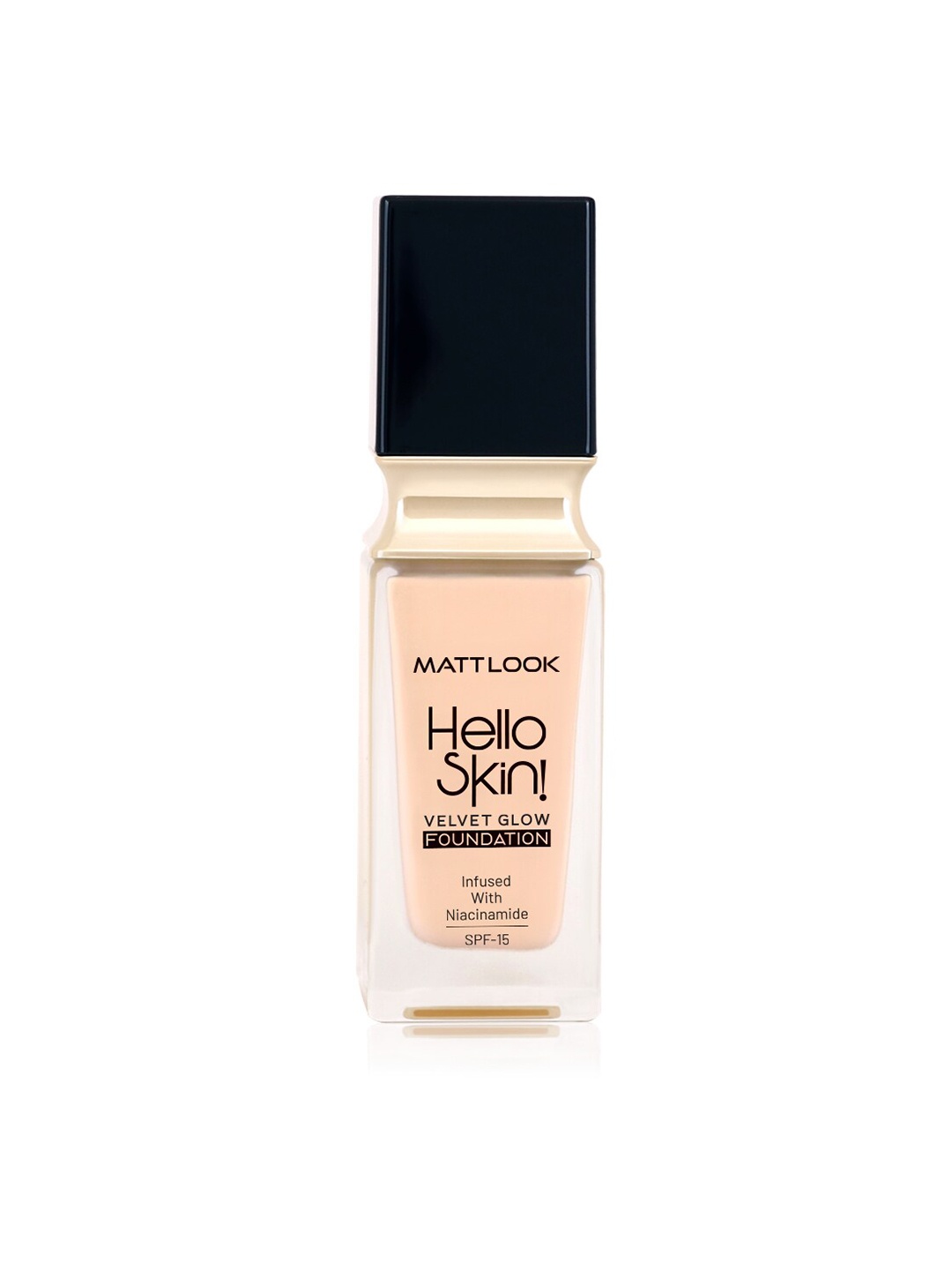 

MATTLOOK Hello Skin Velvet Glow Foundation SPF15 with Niacinamide 35ml - Natural Ivory, Beige