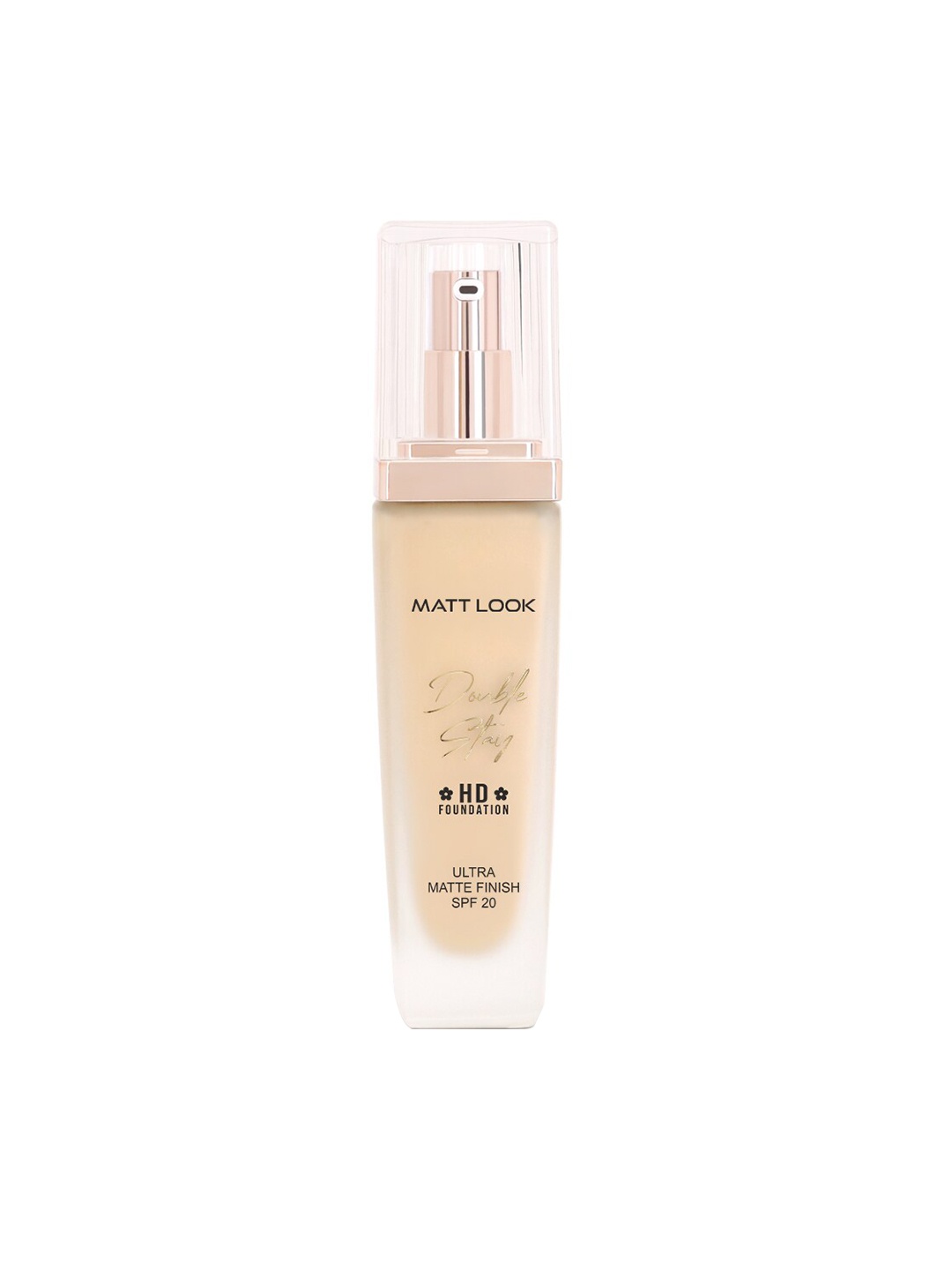 

MATTLOOK Double Stay Ultra Matte HD Foundation SPF20 35ml - Nude Glow, Beige