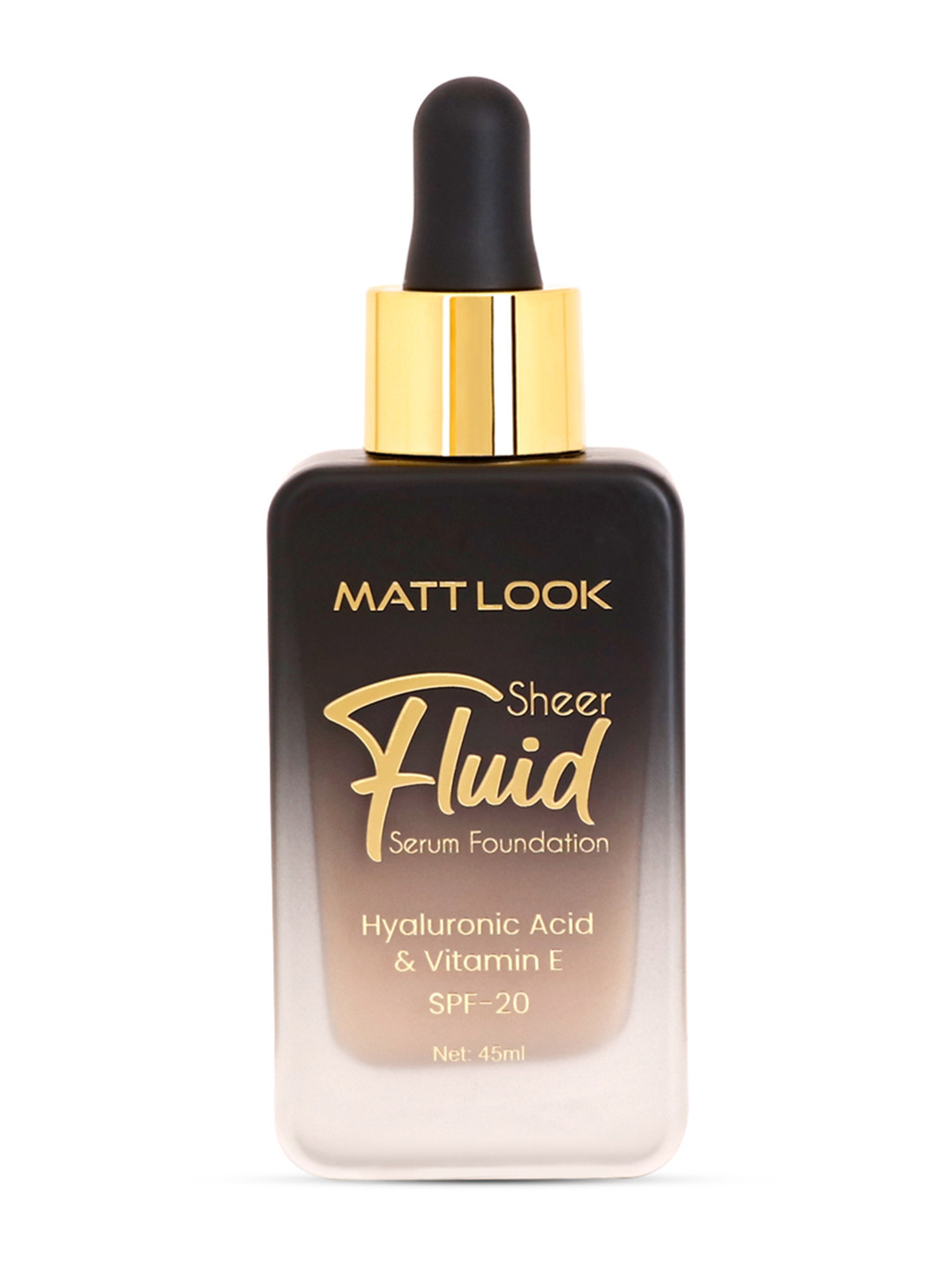 

MATTLOOK Sheer Fluid Serum Foundation SPF20 with Hyaluronic Acid - Oat Meal, Off white