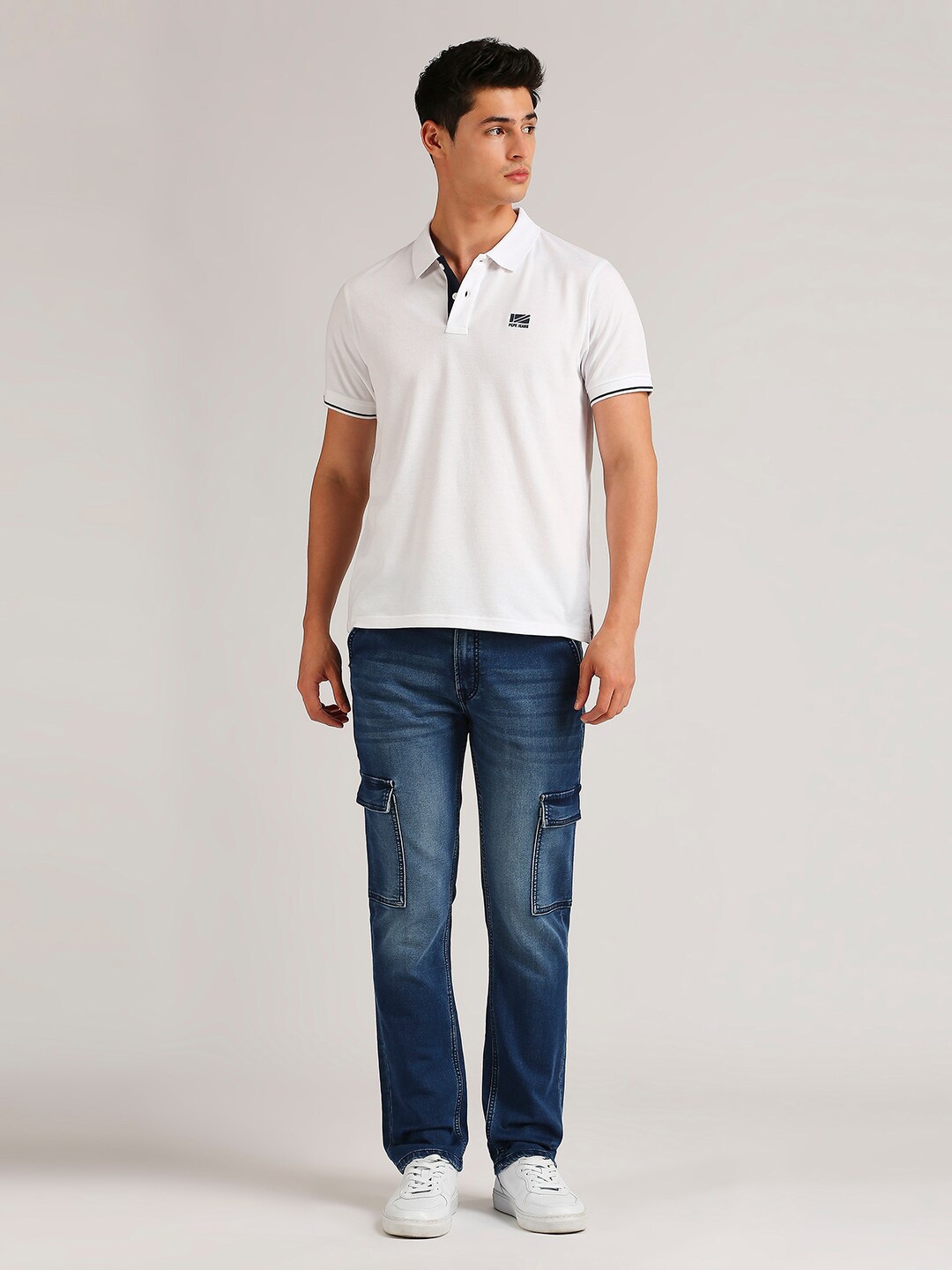 

Pepe Jeans Polo Collar Short Sleeves T-shirt, White