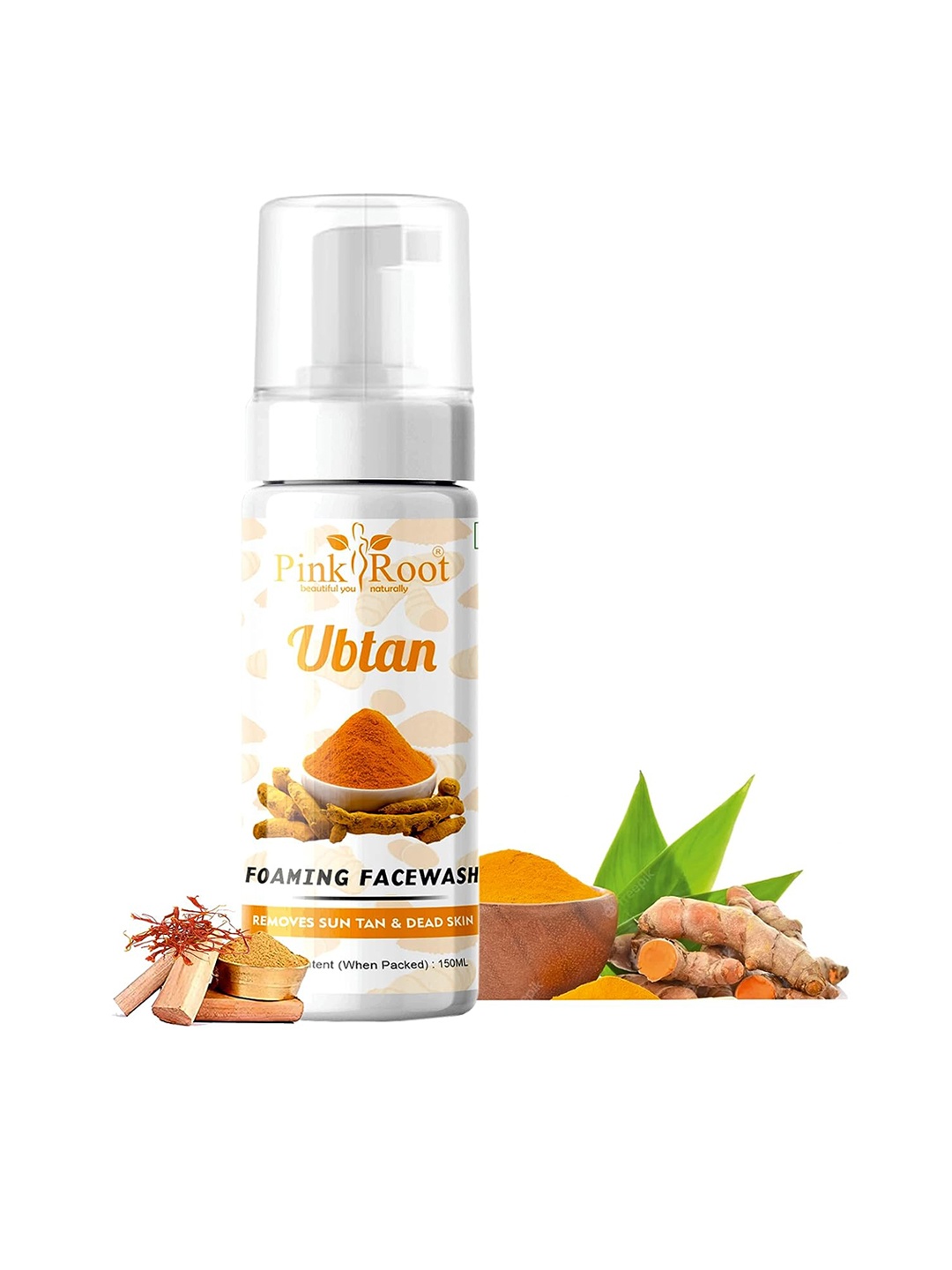

Pink Root Ubtan Foaming Face Wash With Sandal Extract - 150ml, White
