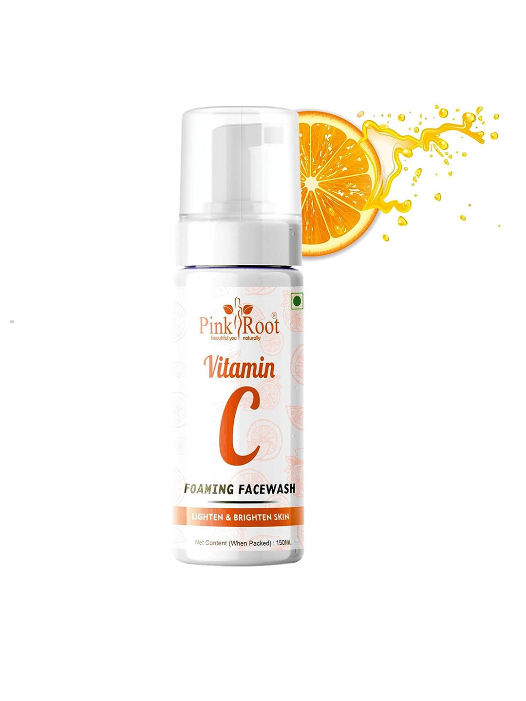 

Pink Root Vitamin C Foaming Face Wash - 150 ml, White