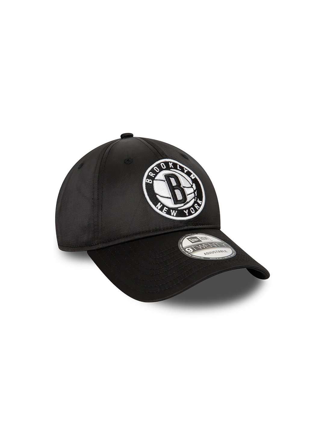 

New Era Brooklyn Nets NBA Satin Black 9TWENTY Adjustable Cap