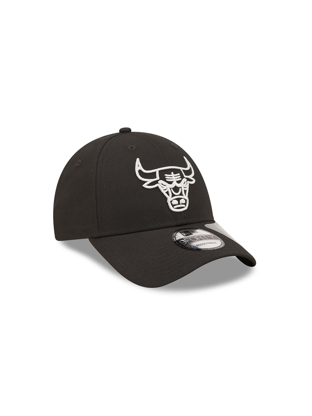 

New Era Unisex Chicago Bulls Repreve Monochrome 9FORTY Adjustable Cap, Black