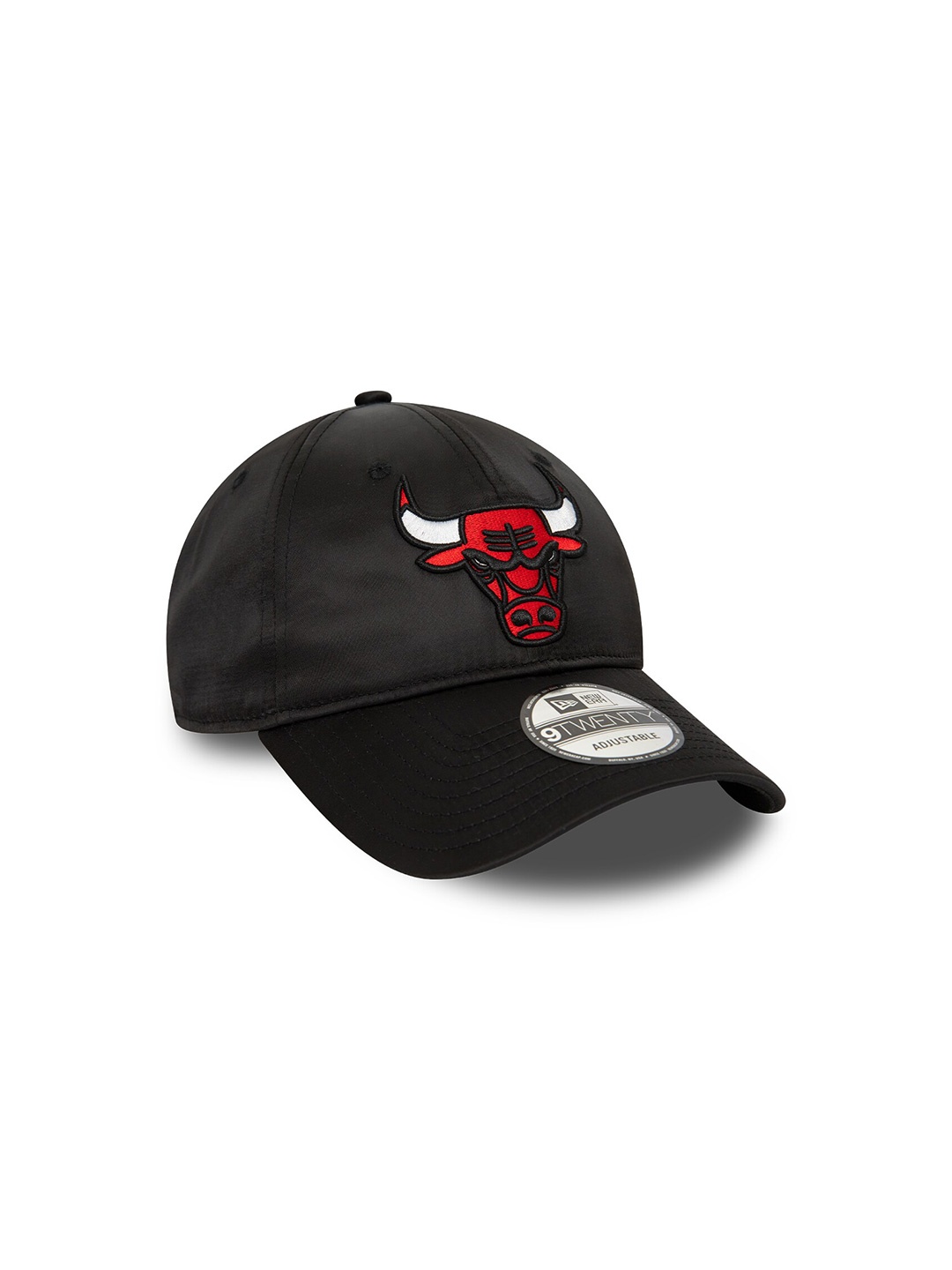 

New Era Unisex Chicago Bulls NBA Satin 9TWENTY Adjustable Cap, Black