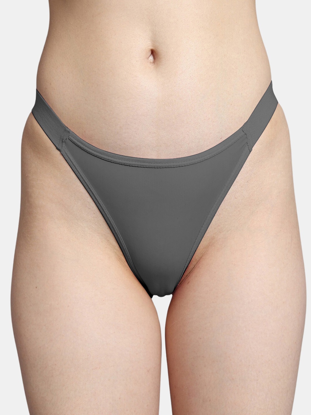 

BLEEDING HEART Low-Rise Thongs Briefs, Grey