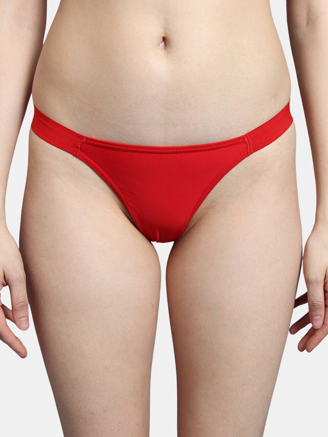 

BLEEDING HEART Low-Rise Anti Microbial Thongs Briefs, Red