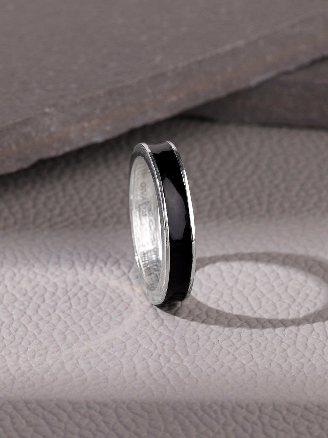 

GIVA Men 925 Sterling Silver Rhodium-Plated Finger Ring