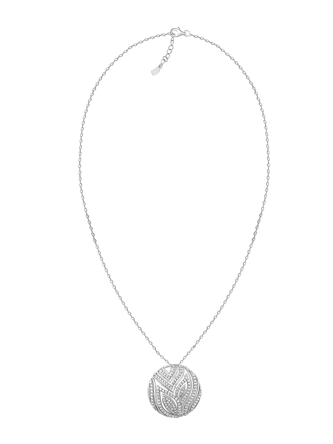 

GIVA 925 Silver Rhodium Plated CZ-Studded Jewellery Set
