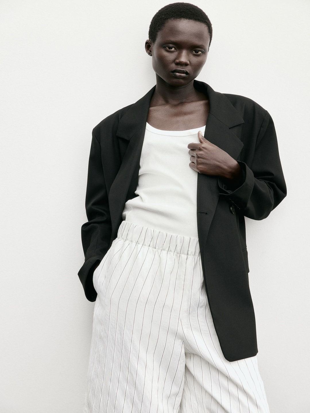 

H&M Women Pull-On Culottes, White