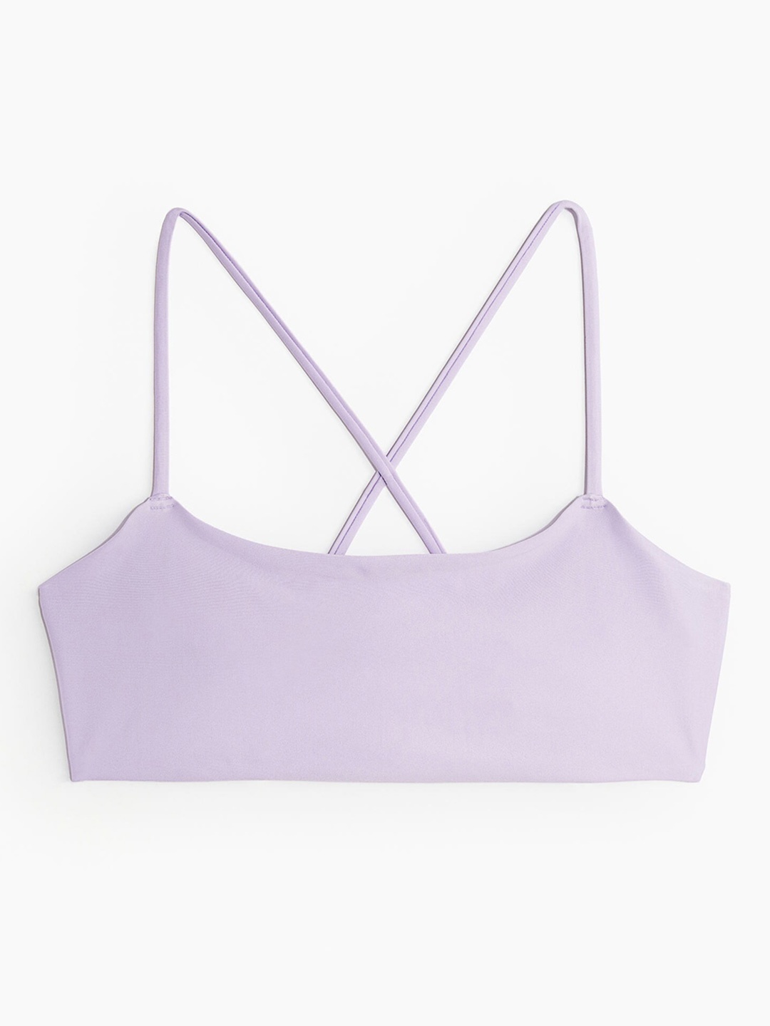 

H&M Women Tie-Detail Bikini Top, Purple
