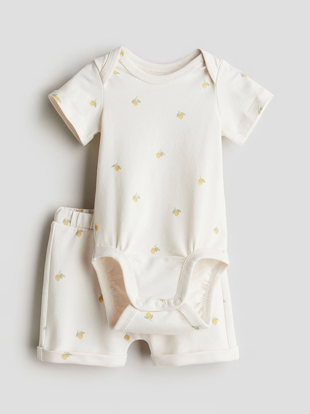 

H&M Infant Boys 2-Piece Cotton Set, White