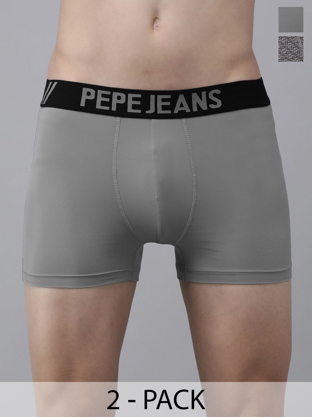 

Pepe Jeans Pack Of 2 Mid-Rise Trunks 17871842-1-15102724, Olive