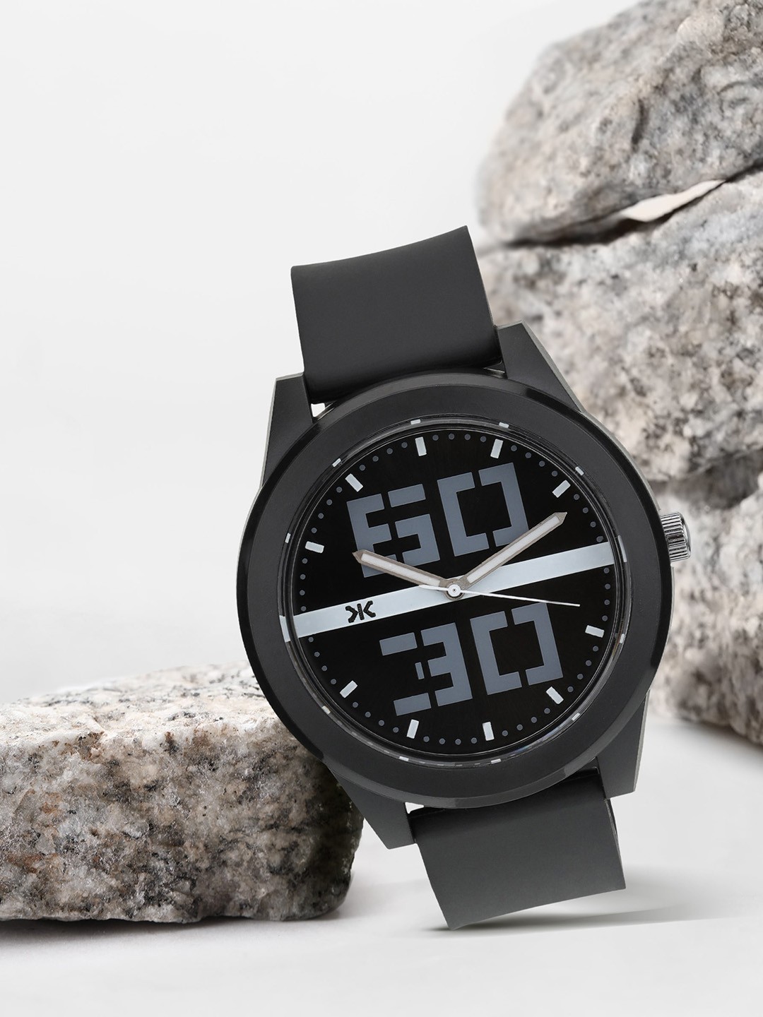 

Killer Men Printed Dial & Straps Analogue Watch KLMO20E, Black