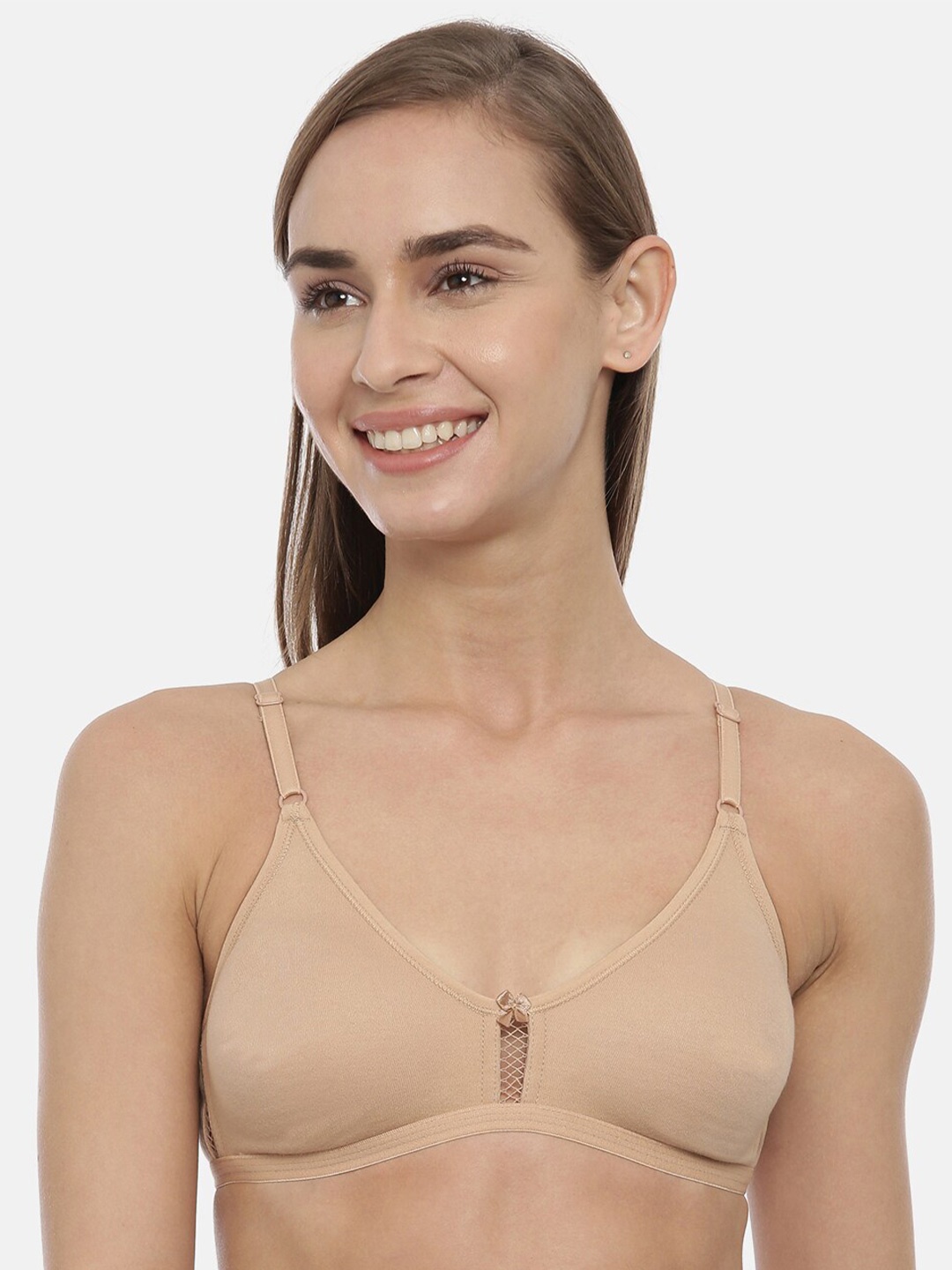 

BLOSSOM Non Padded Full Coverage T-shirt Bra With All Day Comfort, Beige