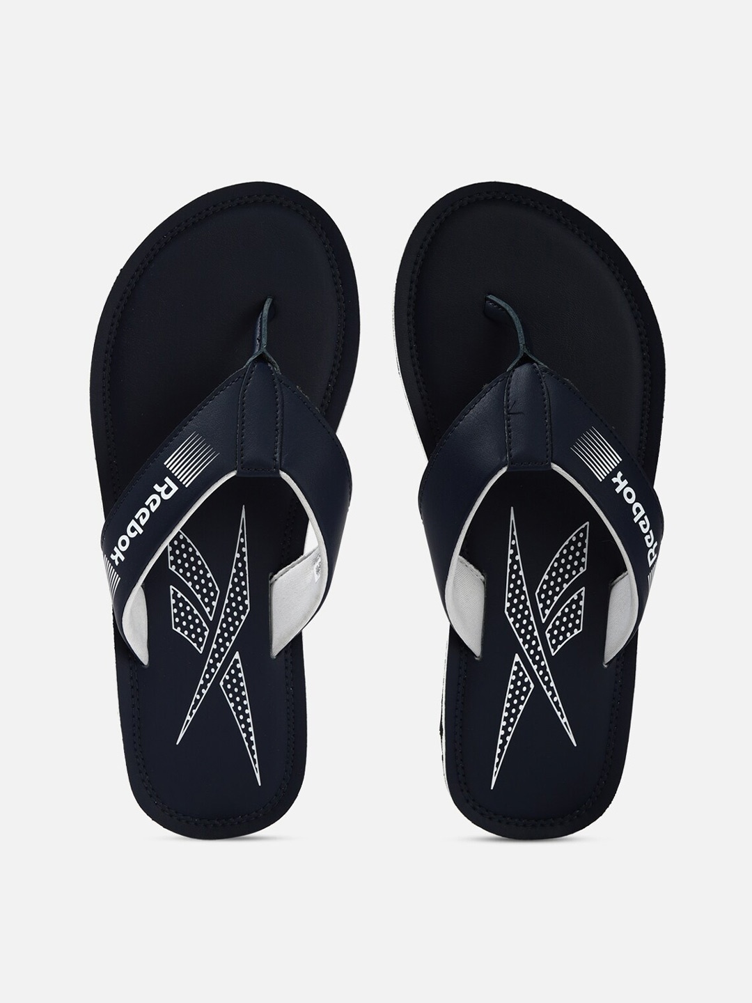 

Reebok Men Soleced Flip Flop, Black