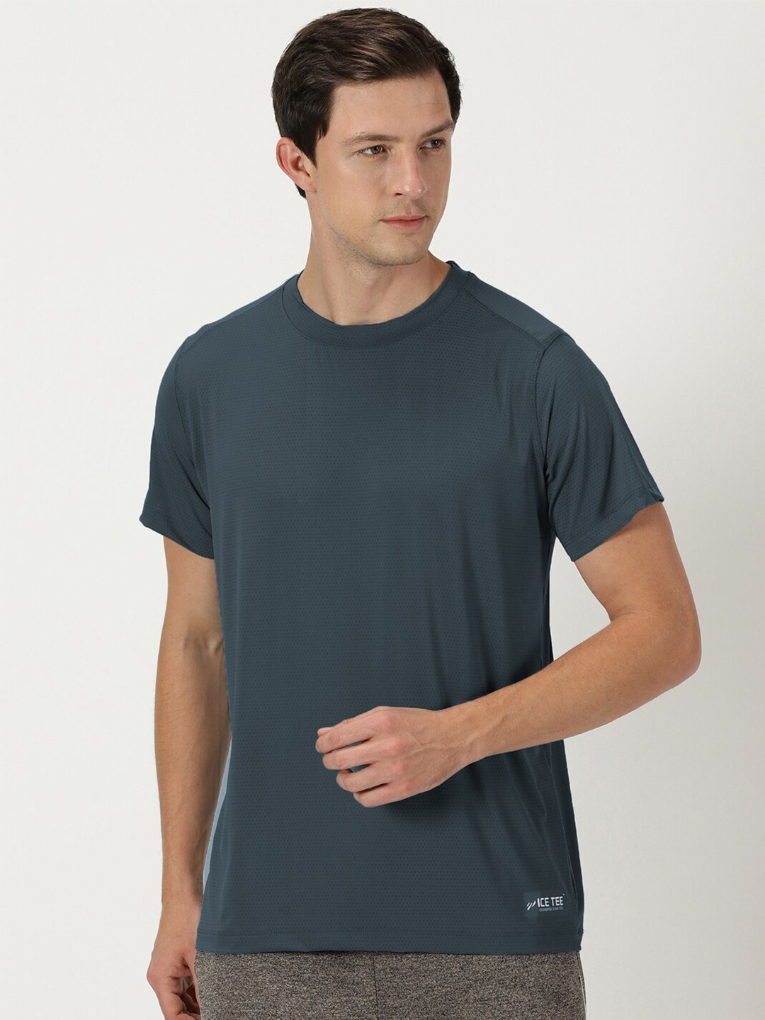 

BLUE TYGA Cool Rush Technology Ice Tee T-Shirt, Grey