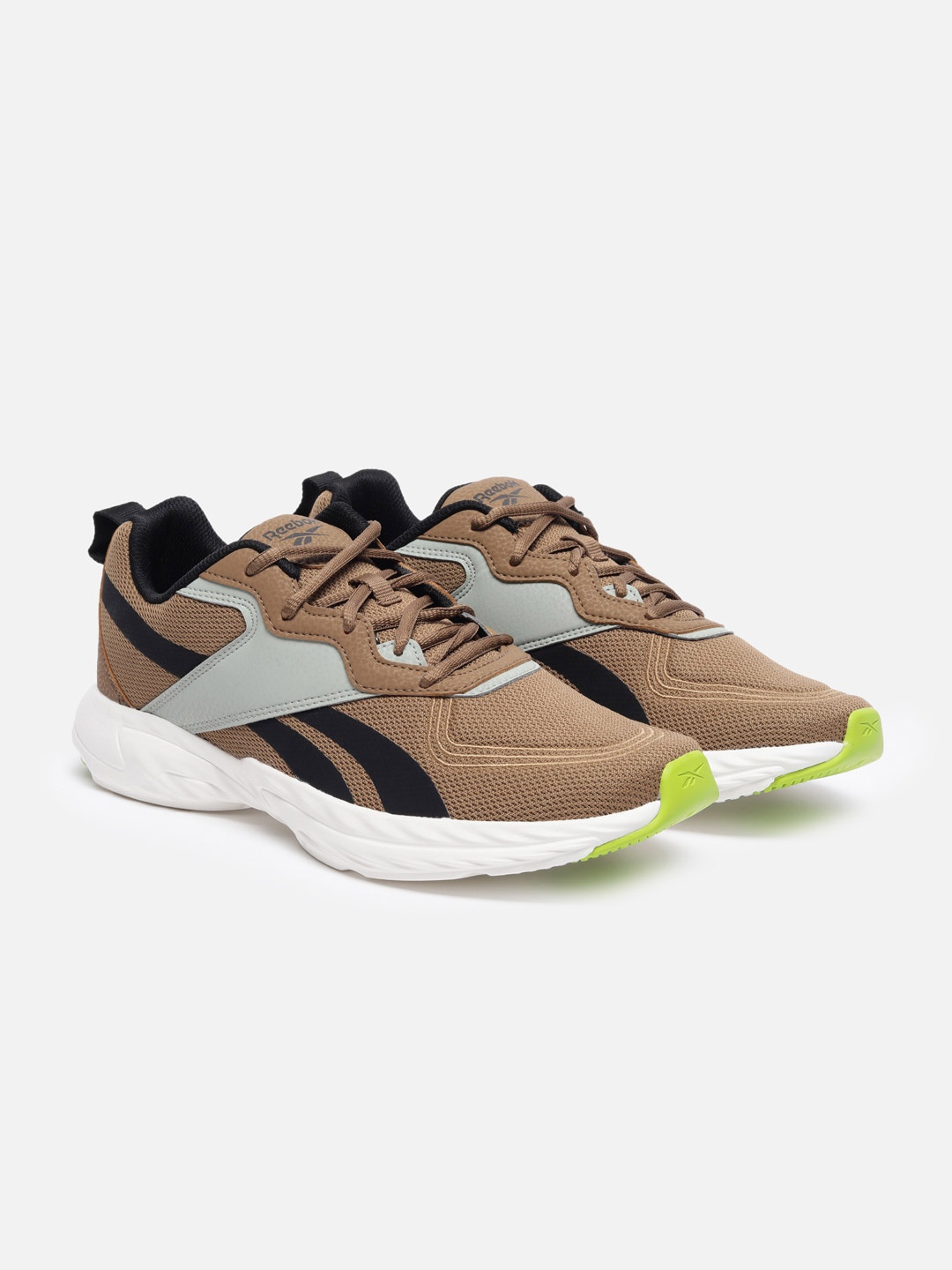 

Reebok Rush Extreme Men Textured Running Sports Shoes, Brown