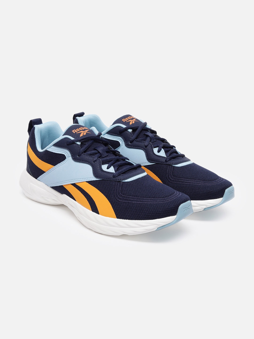 

Reebok Rush Extreme Men Textured Running Sports Shoes, Navy blue