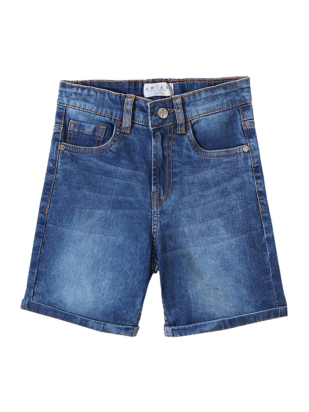 

ARIAS By LARA DUTTA Boys Pure Cotton Denim Shorts, Blue