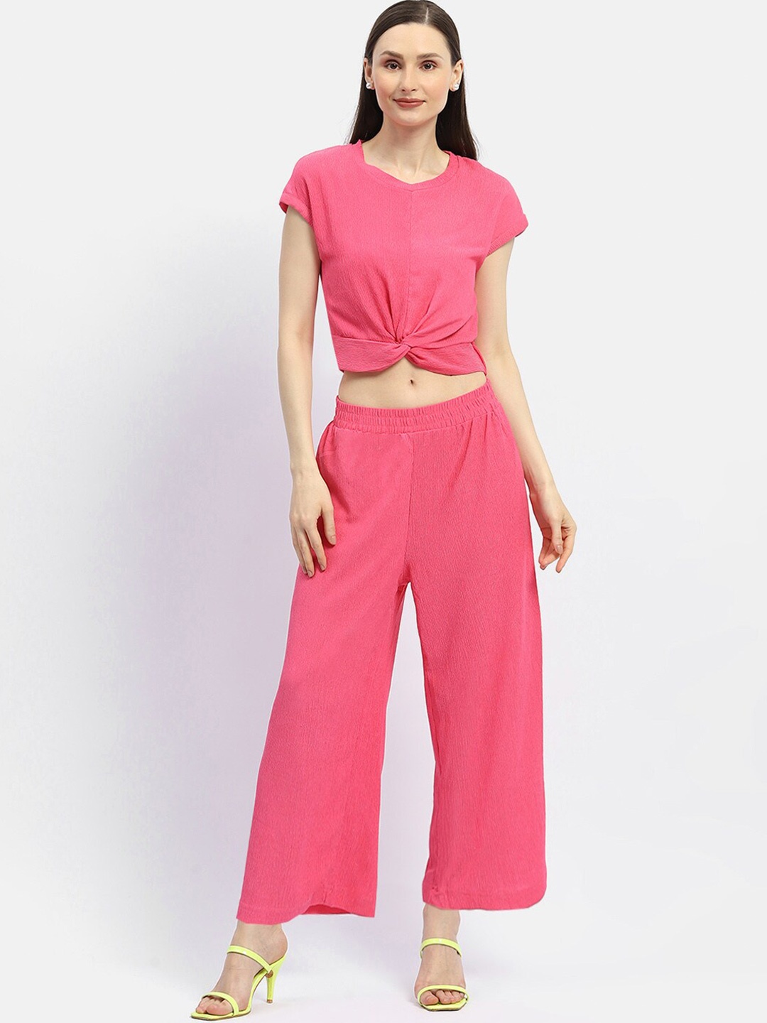 

Madame Crop Top With Trousers, Pink