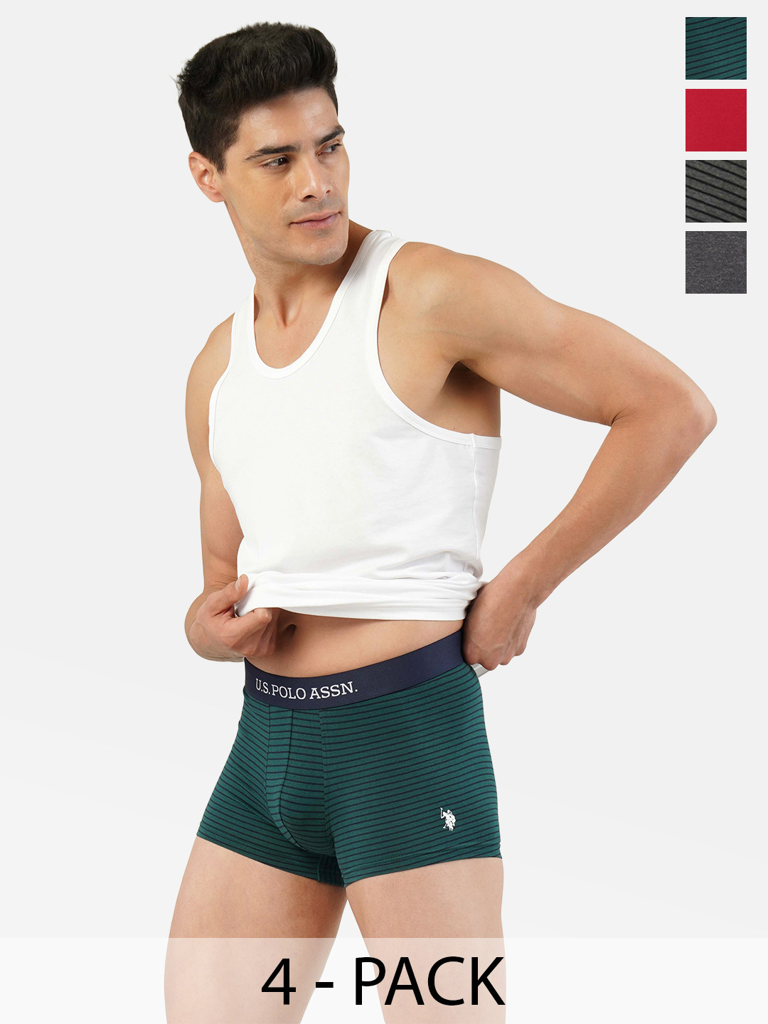 

U.S. Polo Assn. Pack of 4 Trunks 21275906-1-15823112-1, Grey
