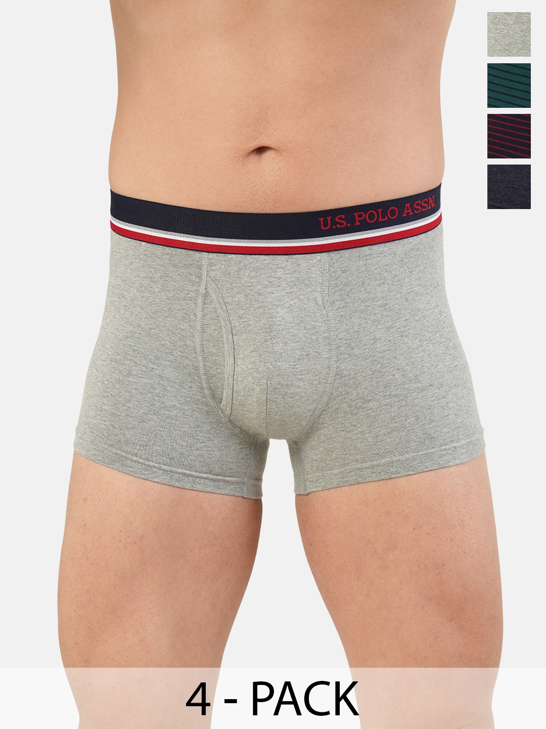 

U.S. Polo Assn. Pack of 4 Trunks 21275916-1-15823114-1, Green