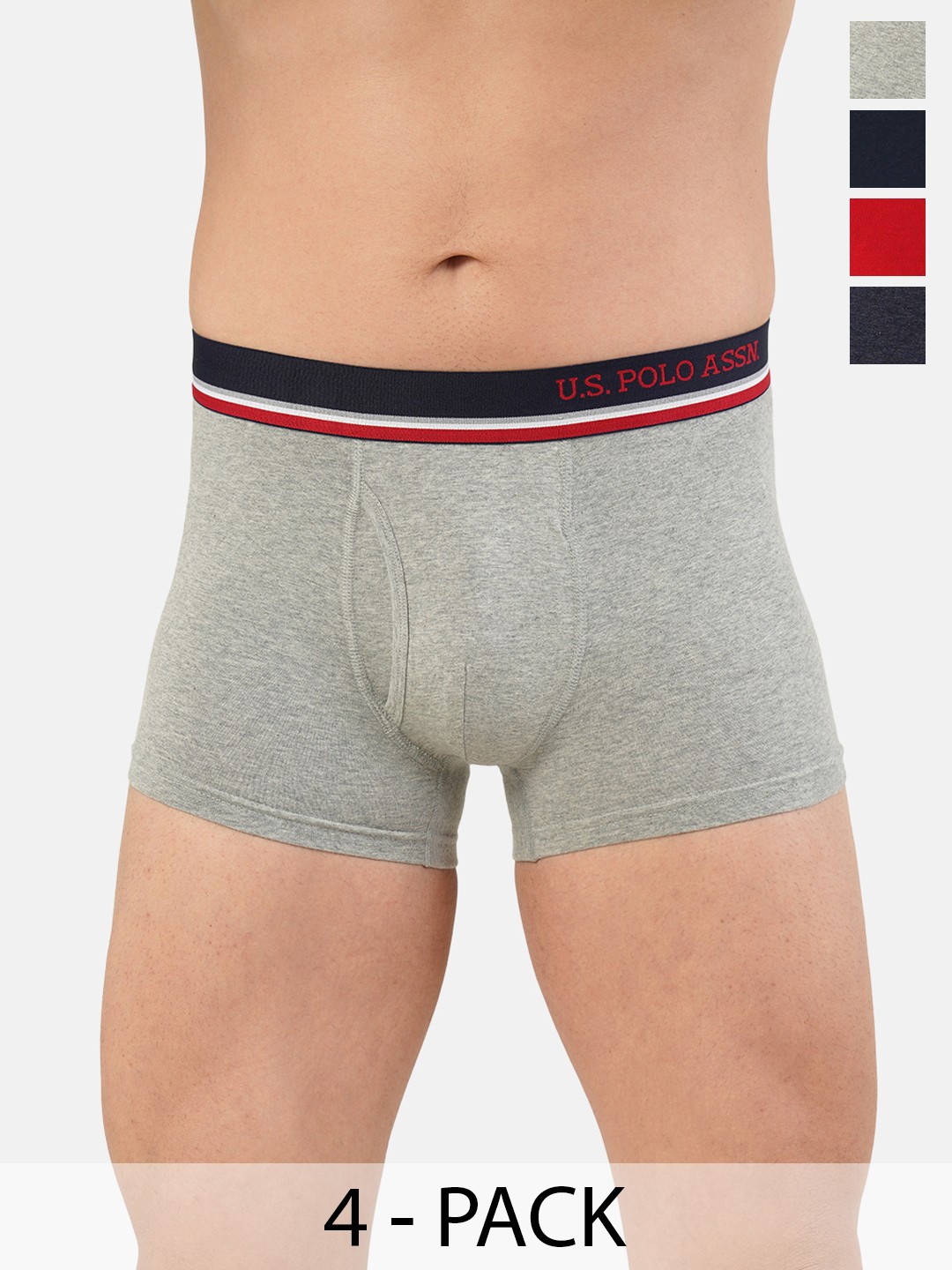 

U.S. Polo Assn. Pack of 4 Trunks 15823114-1-21275920-1, Navy blue