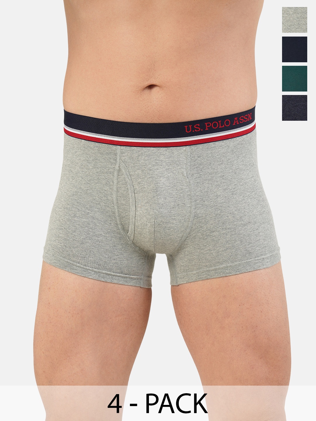 

U.S. Polo Assn. Pack of 4 Trunks 21275936-1-15823114-1, Navy blue