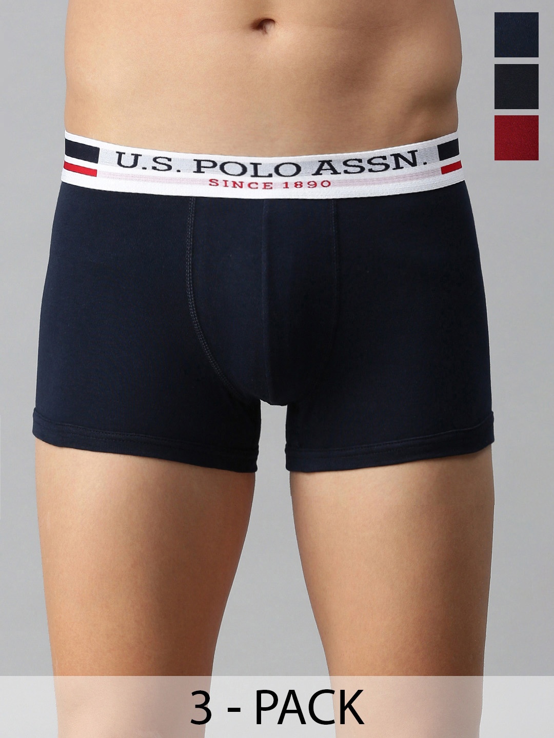 

U.S. Polo Assn. Pack of 3 Trunks 19484920-1-15823116-1, Navy blue