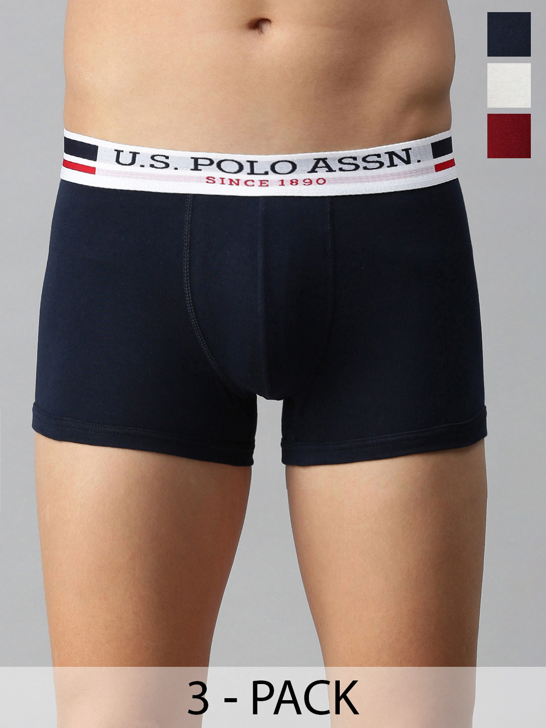 

U.S. Polo Assn. Pack of 3 Trunks 21275908-1-15823116-1, Navy blue