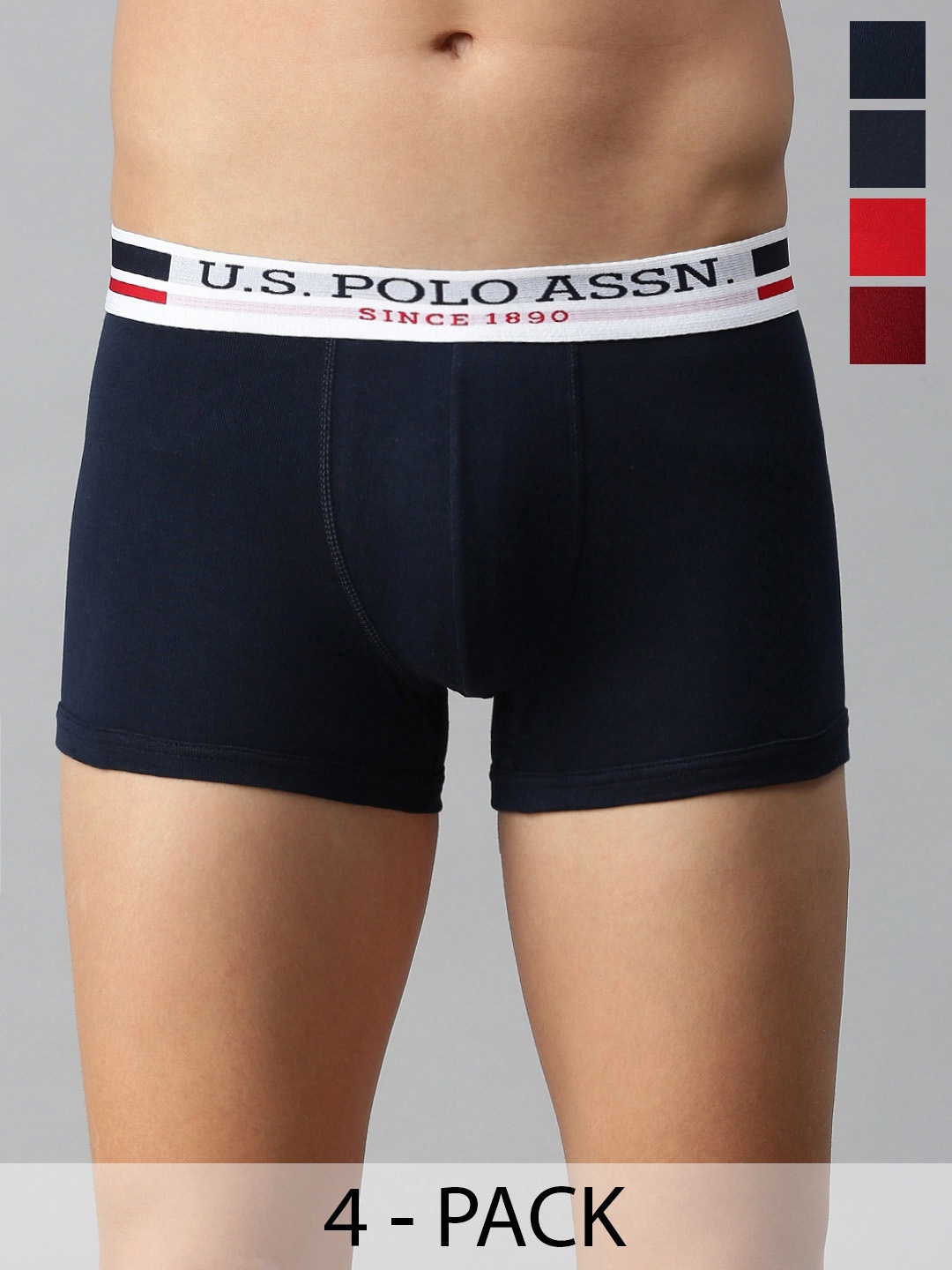 

U.S. Polo Assn. Pack of 4 Trunks 15823116-1-21275920-1, Navy blue