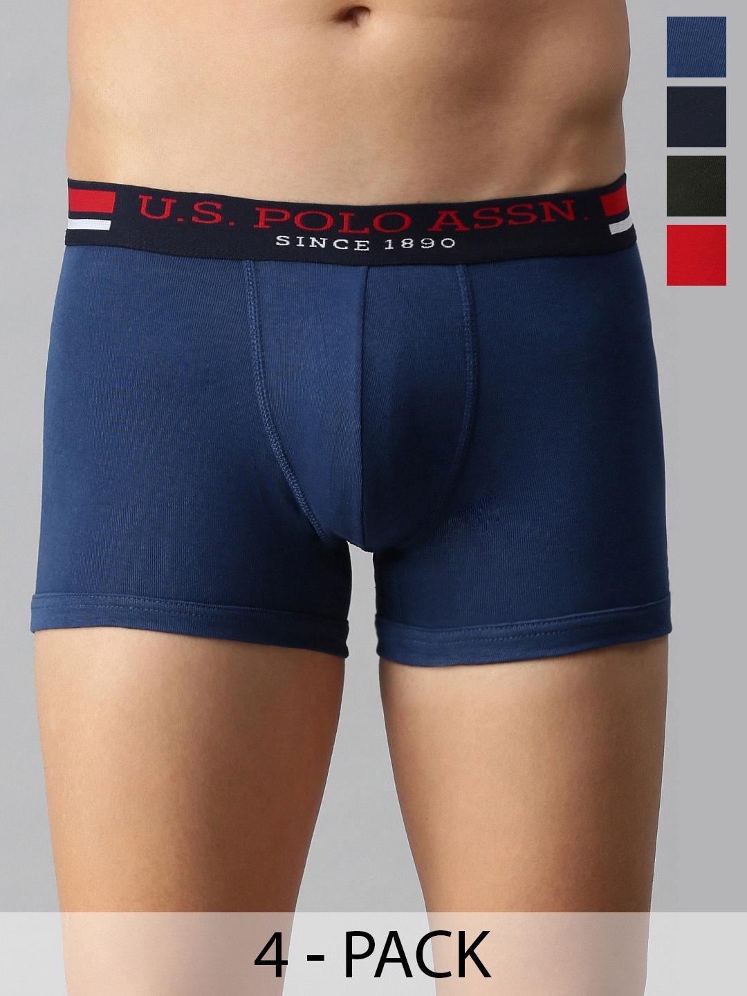 

U.S. Polo Assn. Pack of 4 Trunks 21275920-1-15823120-1, Navy blue