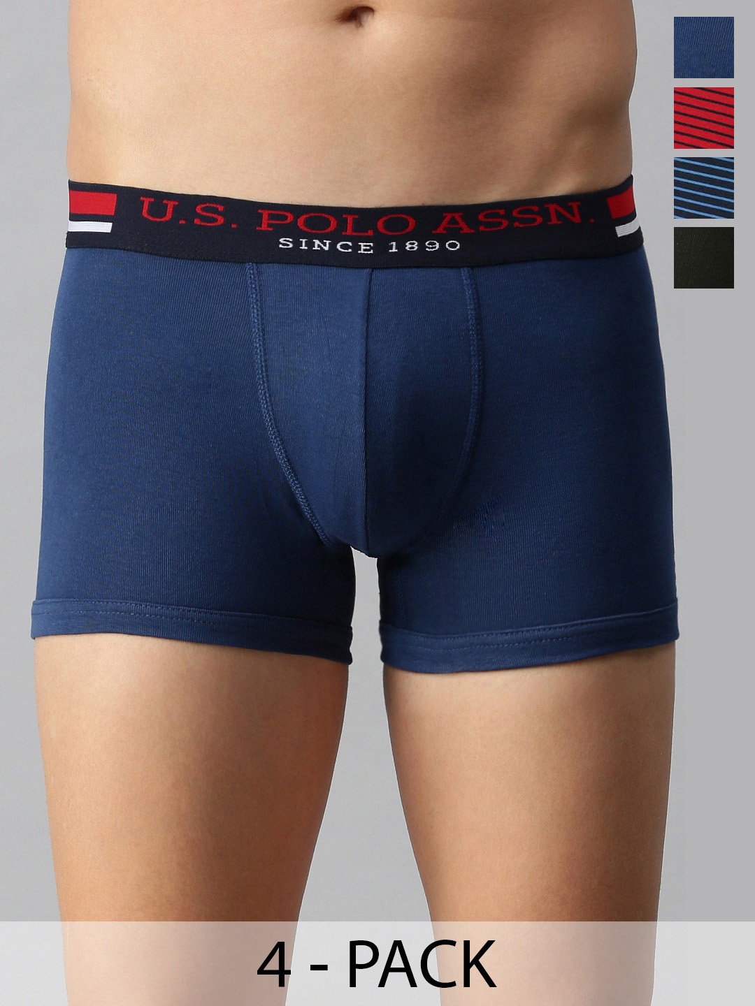 

U.S. Polo Assn. Pack of 4 Trunks 15823120-1-21275922-1, Red