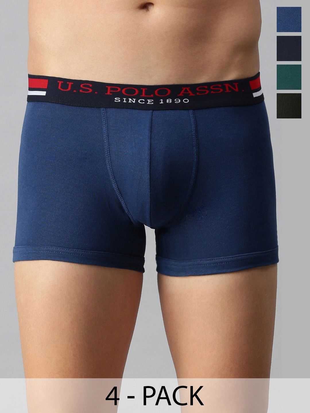 

U.S. Polo Assn. Pack of 4 Trunks 21275936-1-15823120-1, Navy blue
