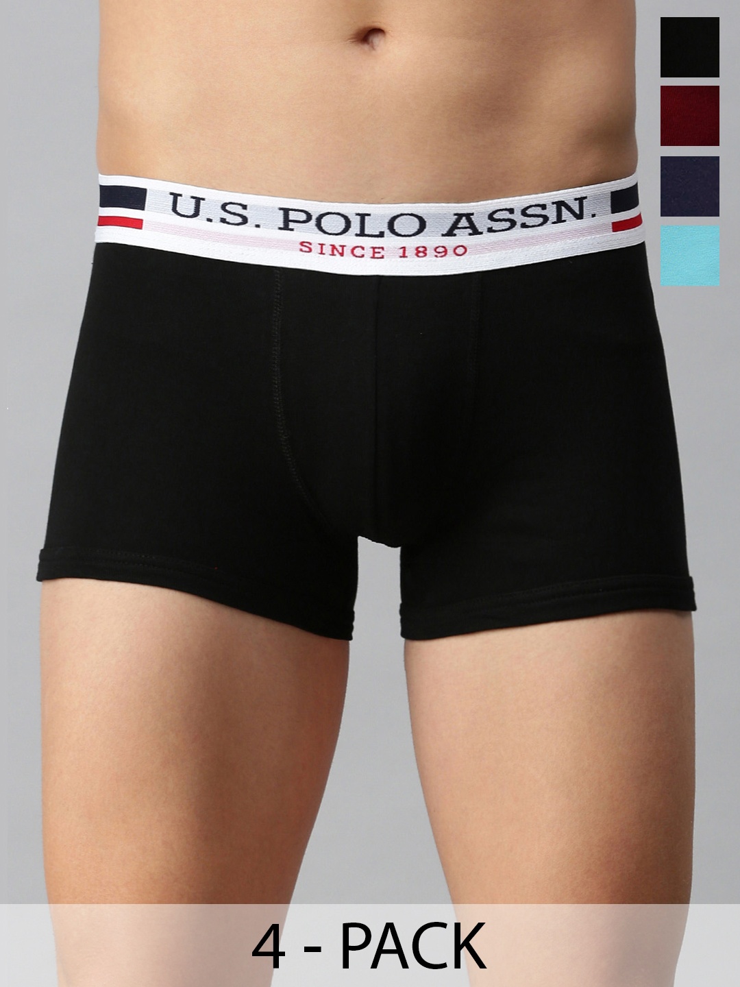 

U.S. Polo Assn. Pack of 4 Trunks 15823124-1-21275912-1, Black