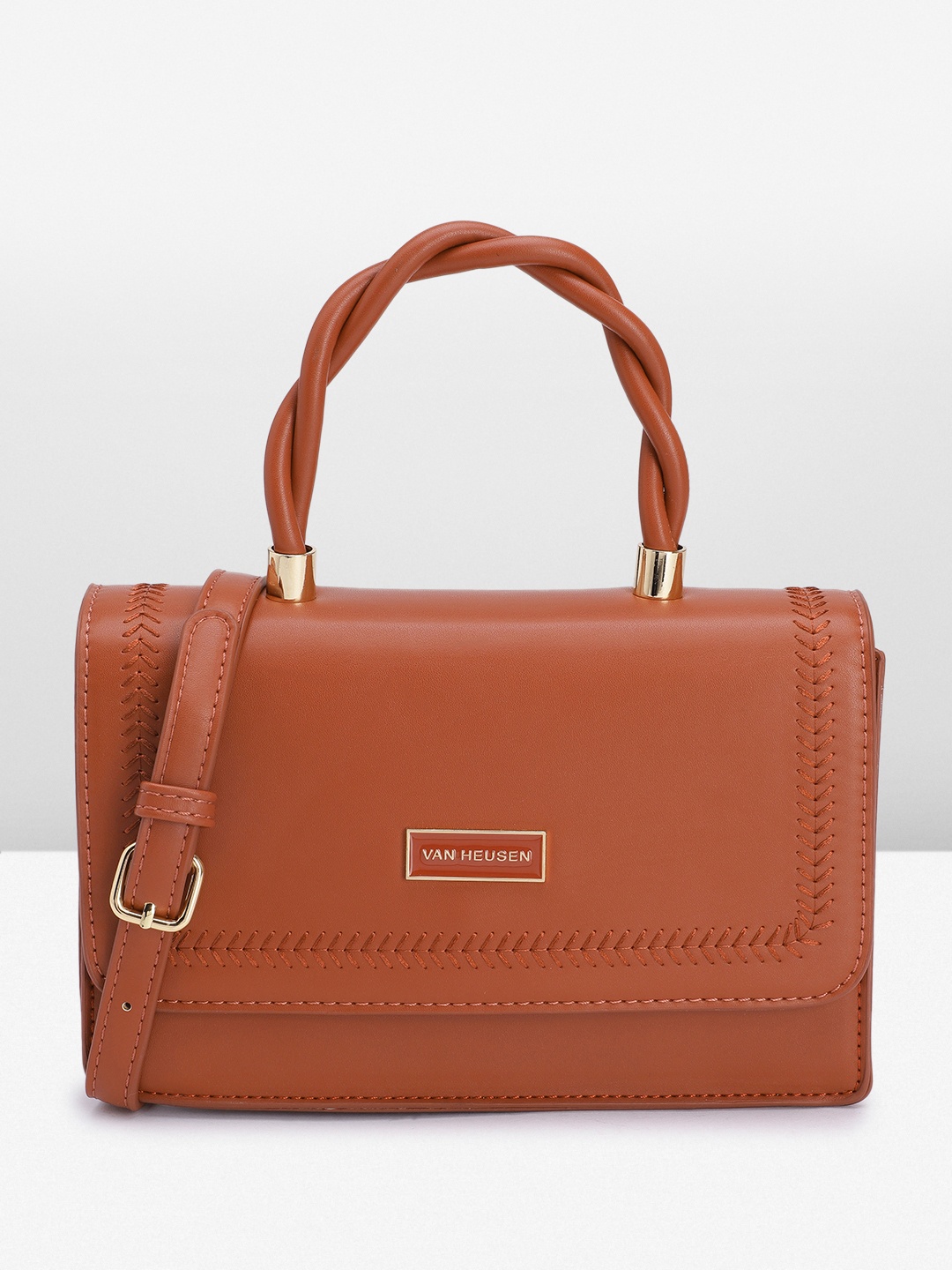 

Van Heusen Structured Satchel, Brown