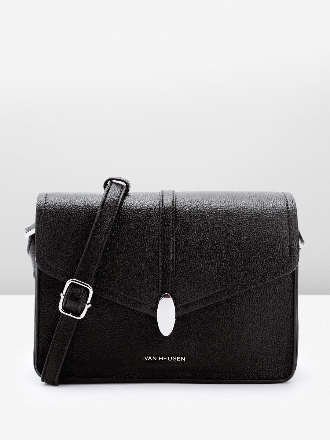 

Van Heusen Structured Sling Bag, Black