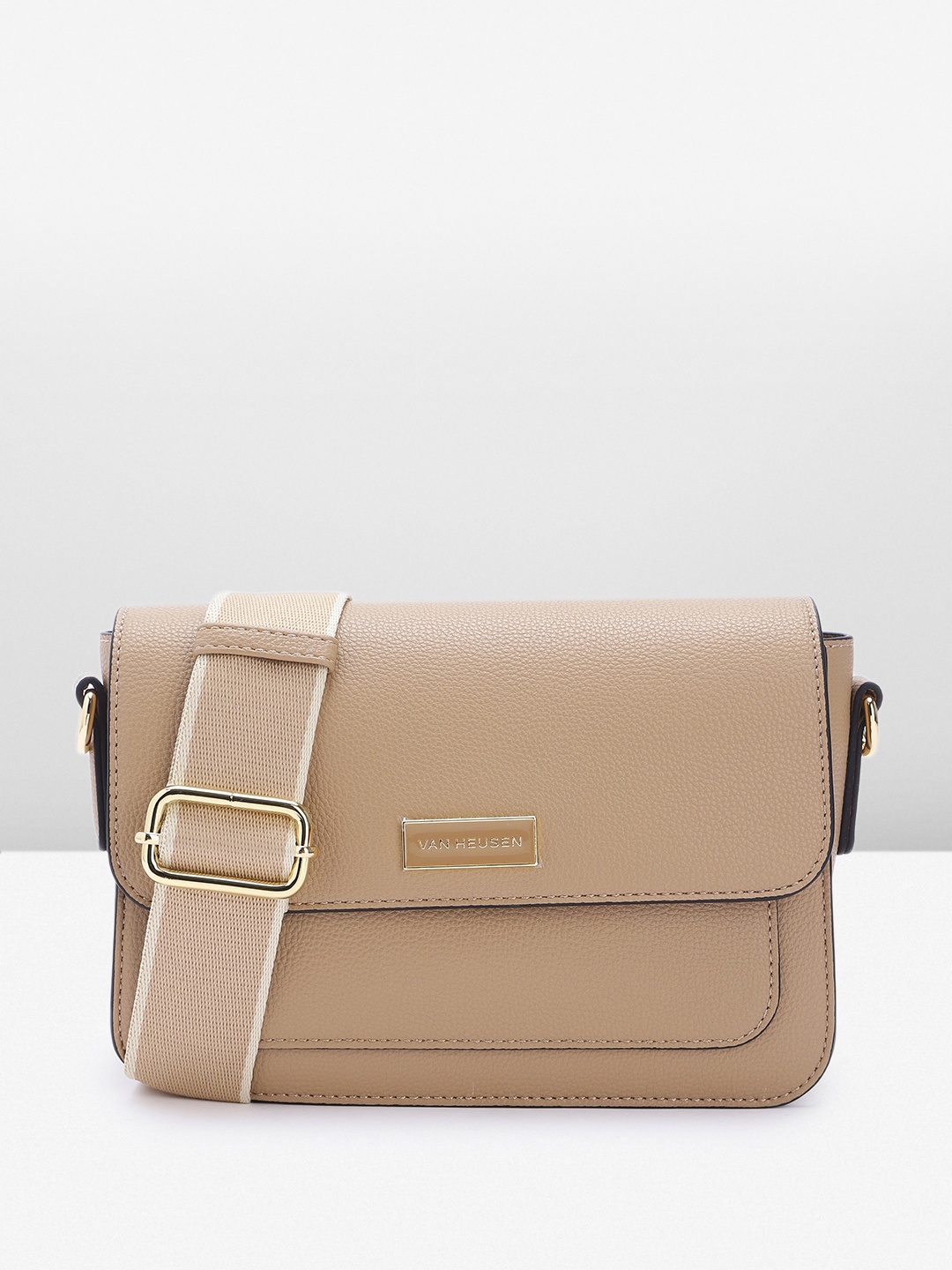 

Van Heusen Structured Sling Bag, Brown