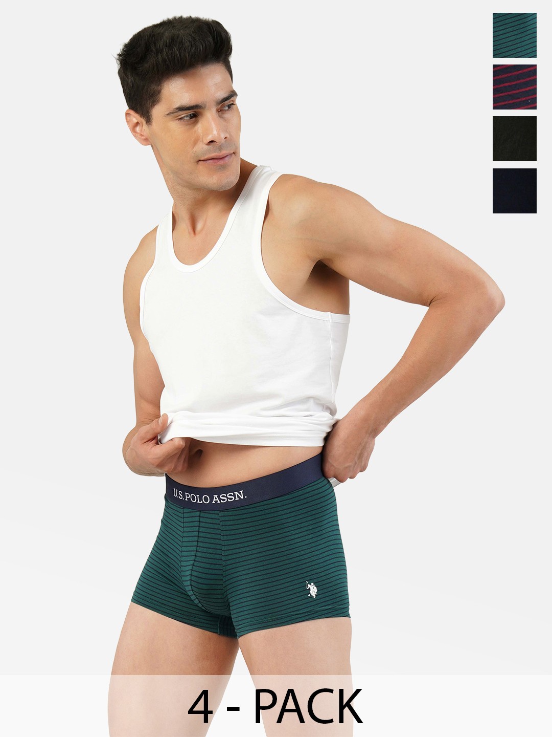 

U.S. Polo Assn. Pack of 4 Trunks 15823132-1-21275916-1, Green