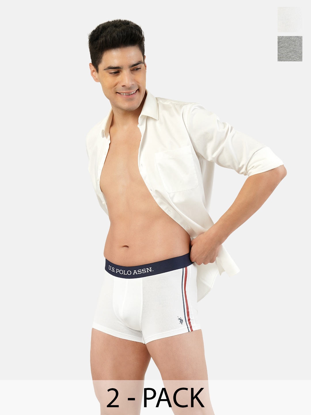 

U.S. Polo Assn. Pack of 2 Trunks 21275908-1-19484914-1, White