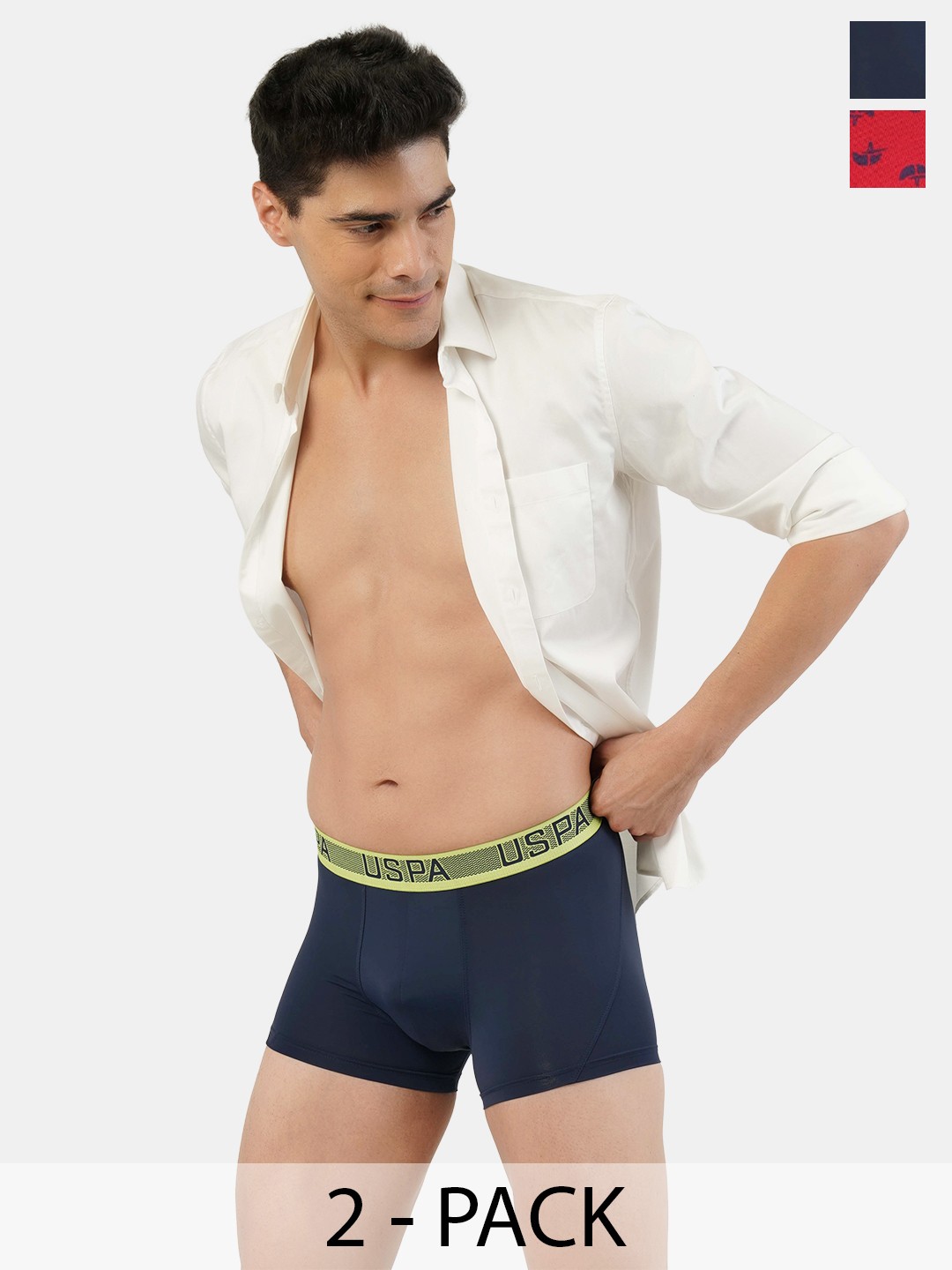

U.S. Polo Assn. Pack of 2 Trunks 20416328-1-19484918-1, Blue