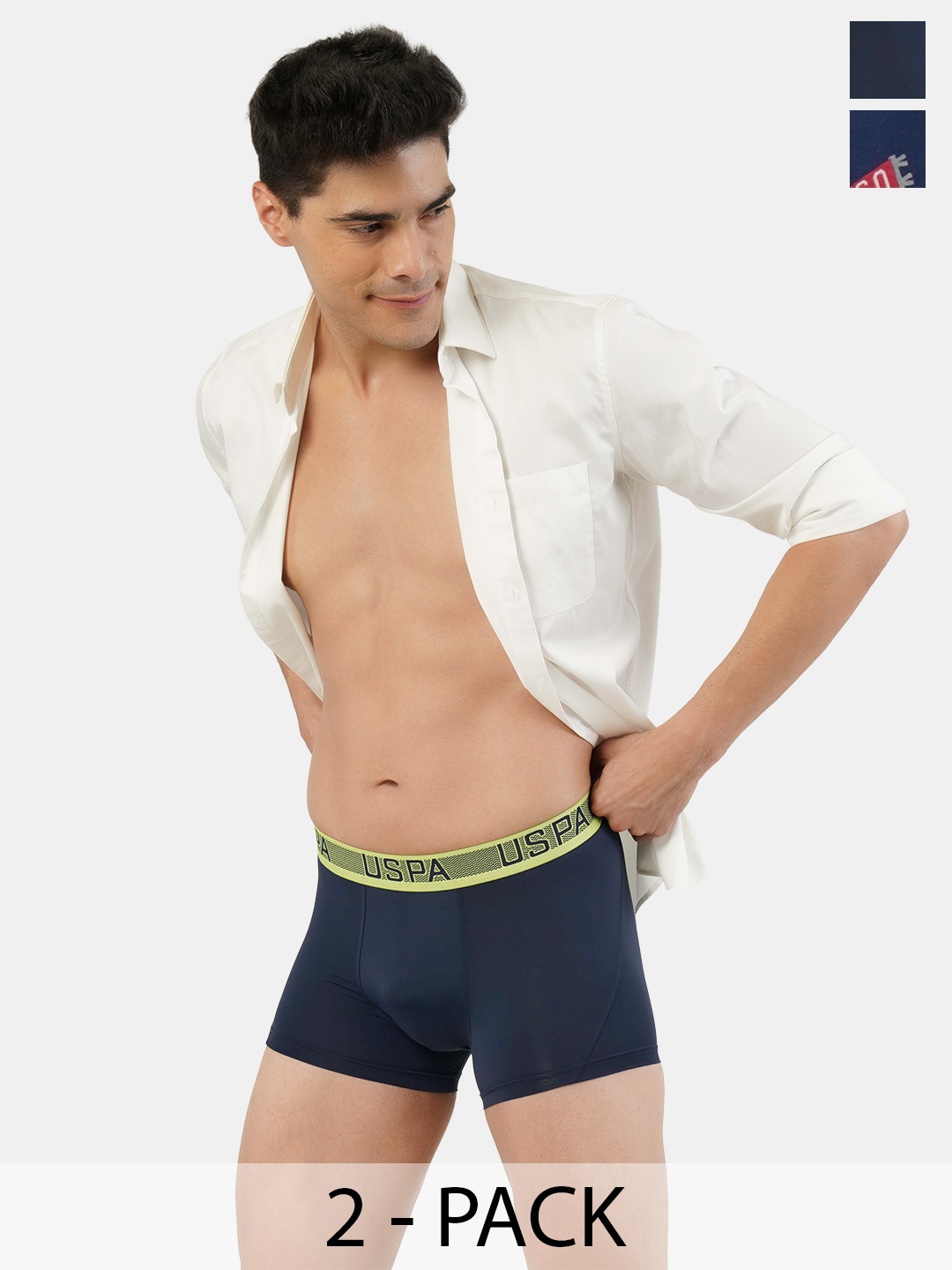 

U.S. Polo Assn. Pack of 2 Trunks 19484918-1-20416330-1, Navy blue