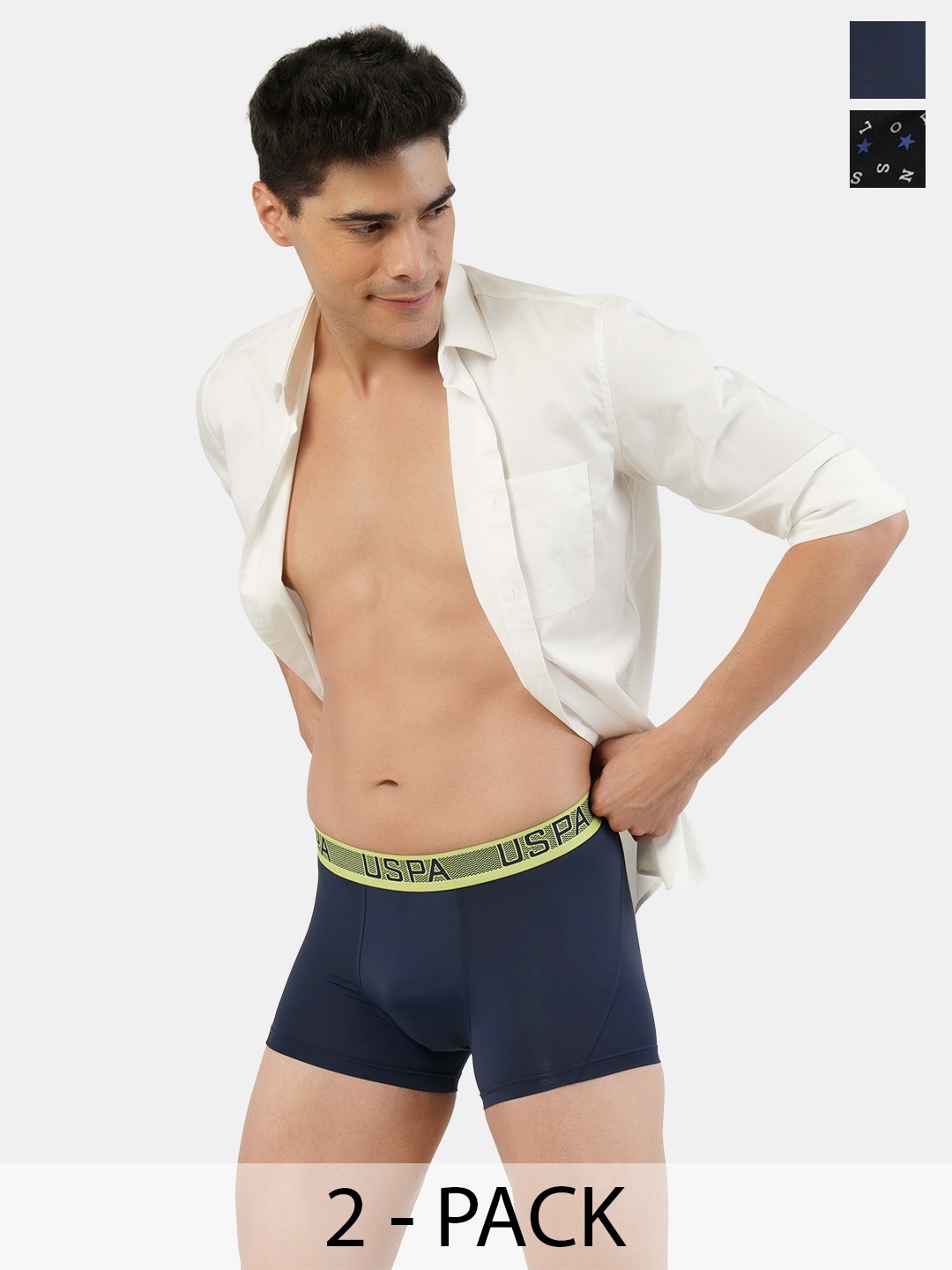 

U.S. Polo Assn. Pack of 2 Trunks 19484918-1-20416336-1, Navy blue