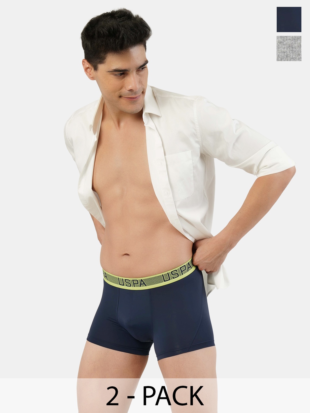 

U.S. Polo Assn. Pack of 2 Trunks 19484918-1-20649930-1, Navy blue