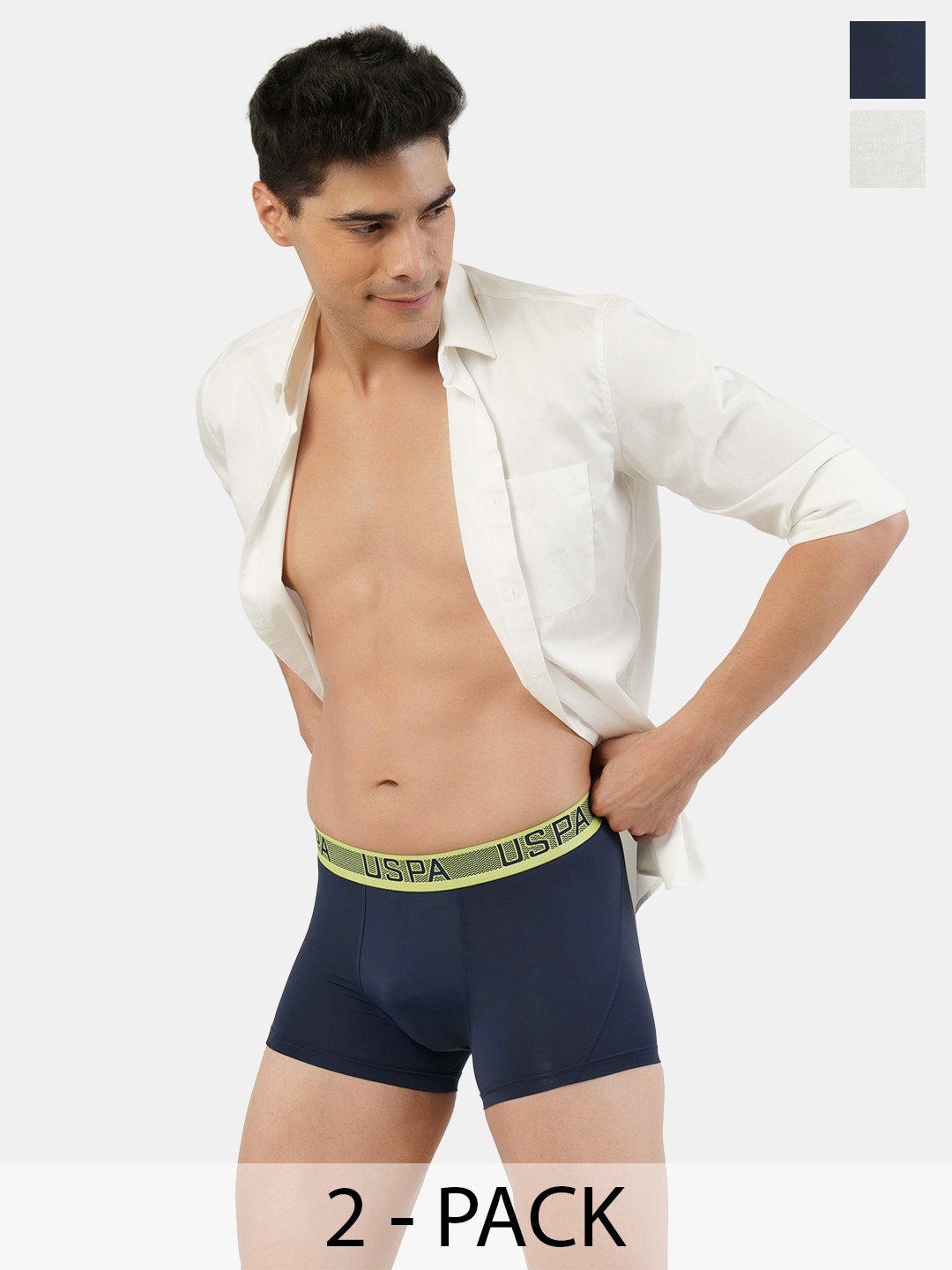 

U.S. Polo Assn. Pack of 2 Trunks 19484918-1-21275908-1, Navy blue