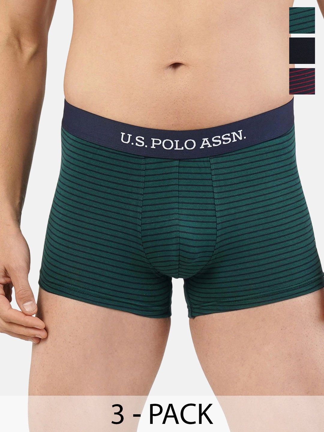 

U.S. Polo Assn. Pack of 3 Trunks 19484920-1-21275916-1, Green