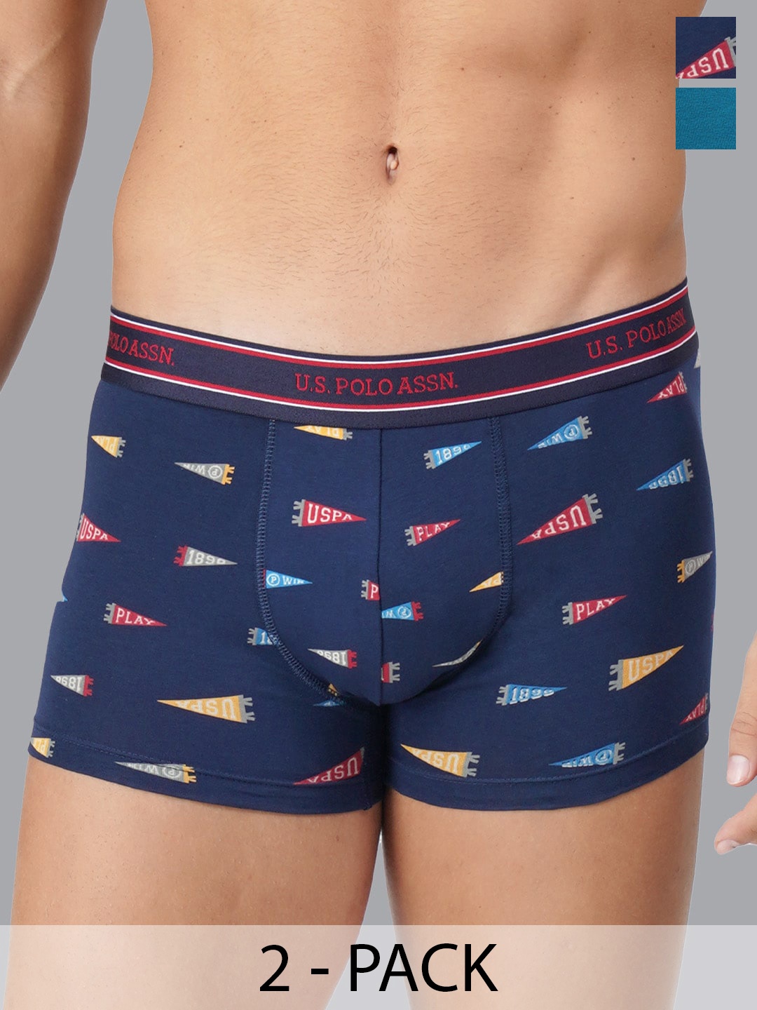 

U.S. Polo Assn. Pack of 2 Trunks 19484922-1-20416330-1, Navy blue