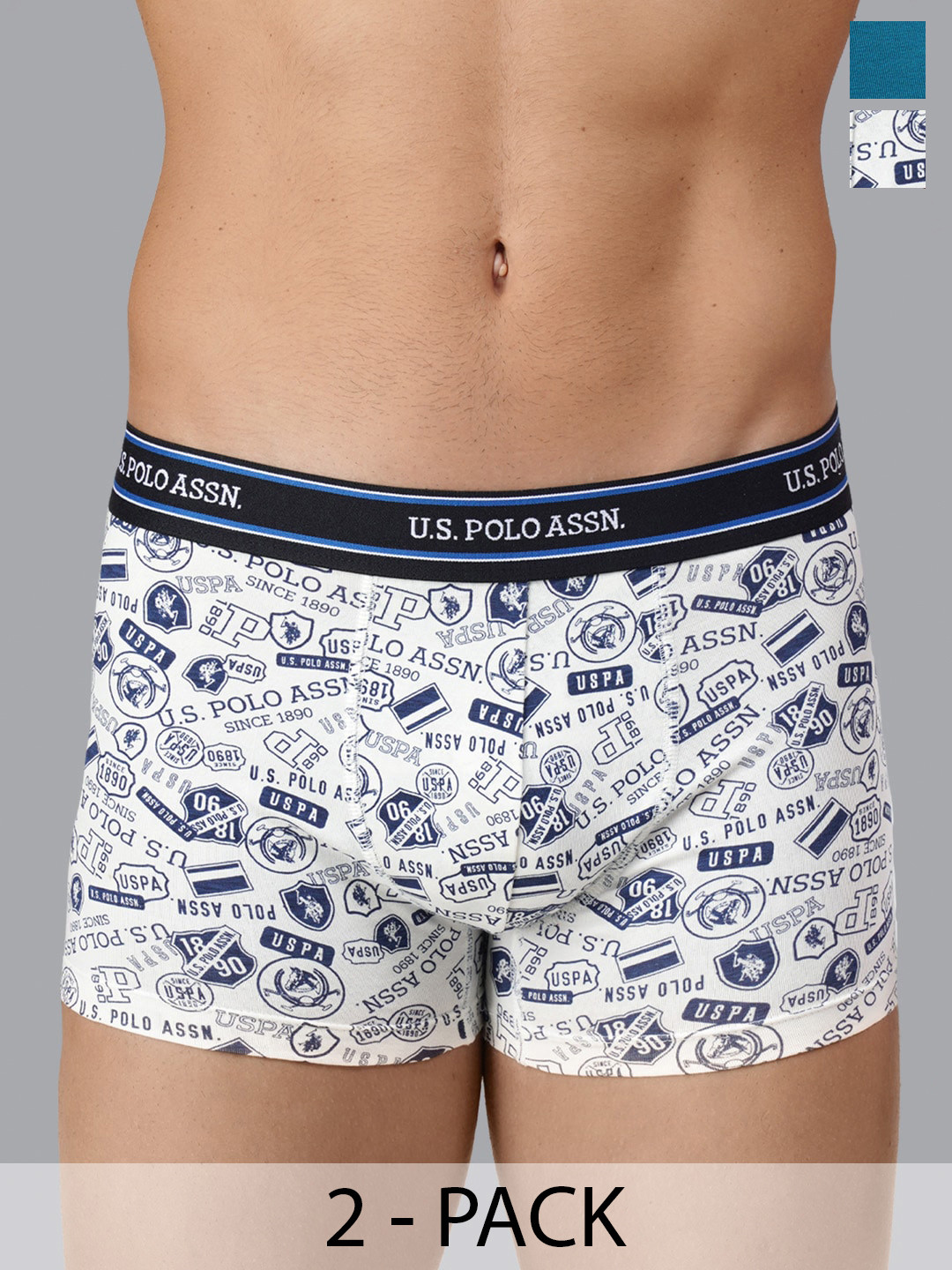 

U.S. Polo Assn. Pack of 2 Trunks 20416334-1-19484922-1, White