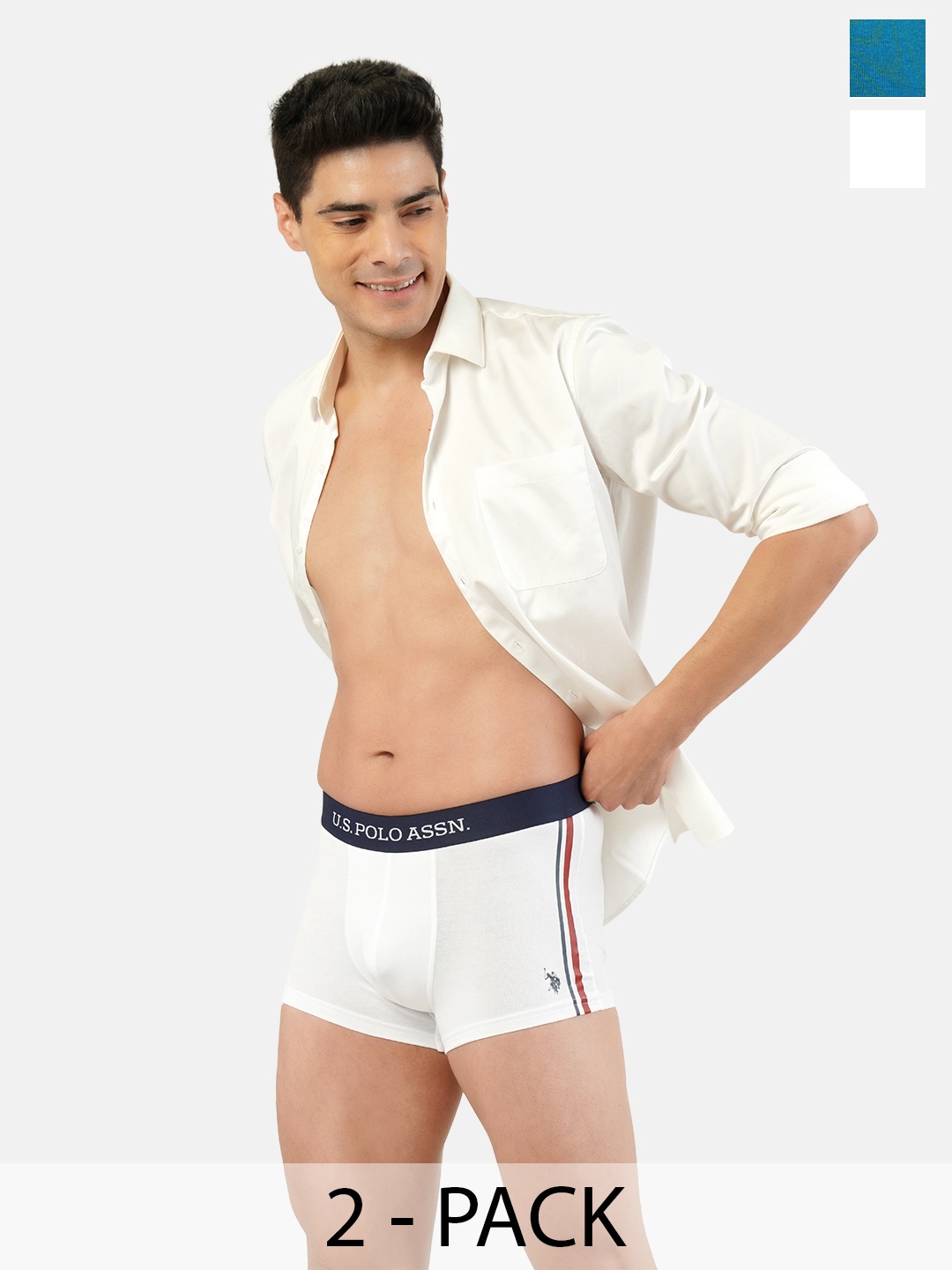 

U.S. Polo Assn. Pack of 2 Trunks 19484922-1-21275908-1, White